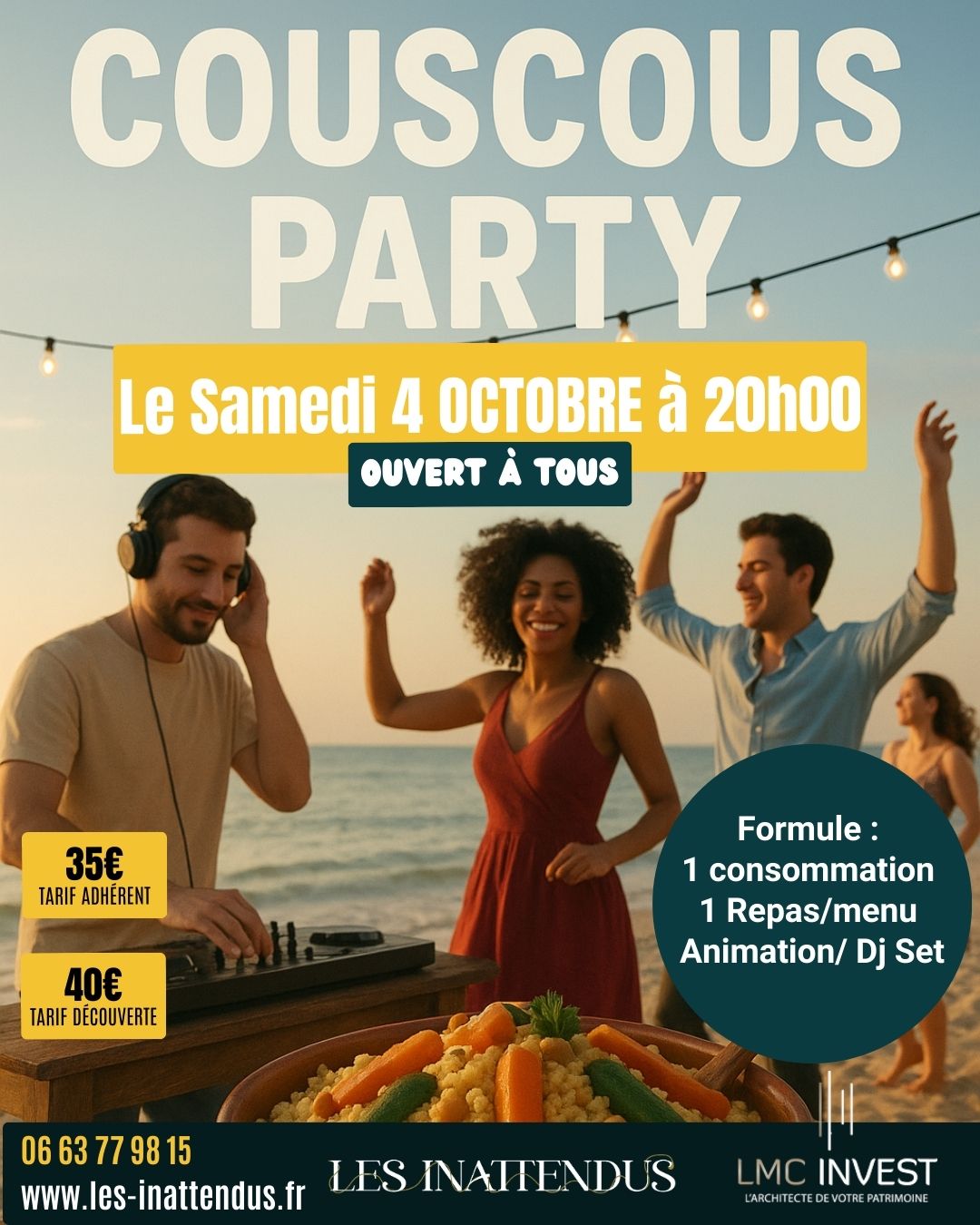 COUSCOUS PARTY (OUVERTE A TOUS)
