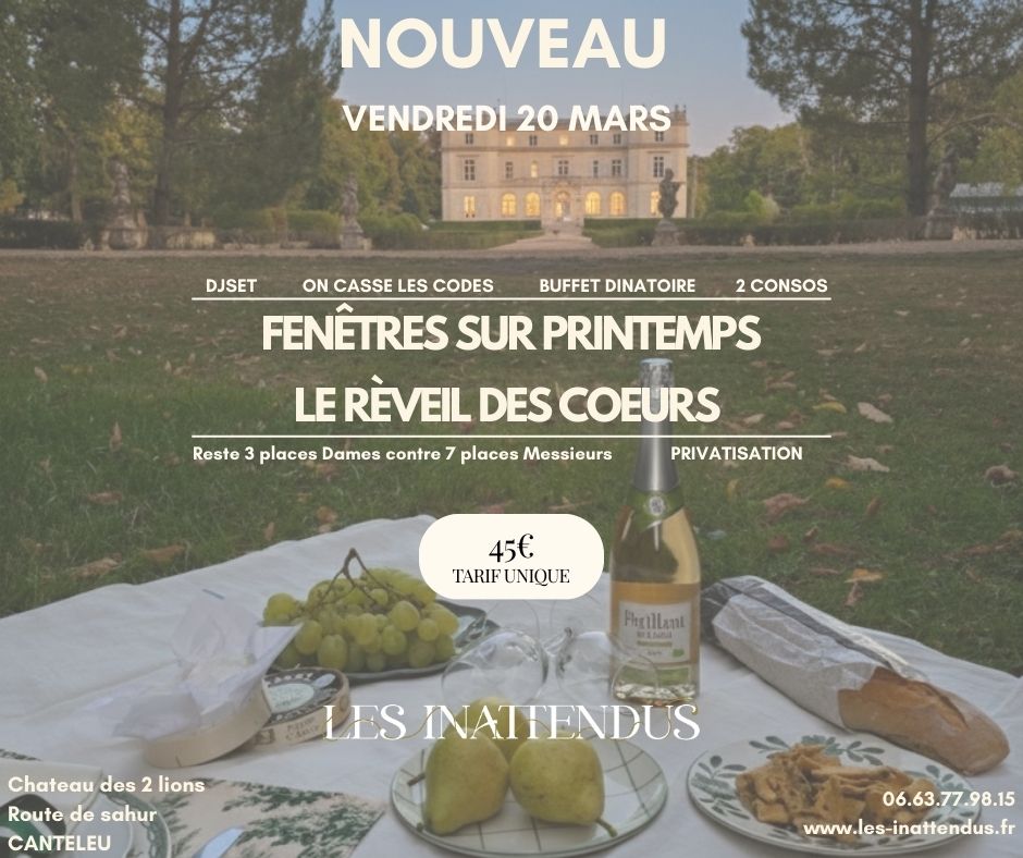 FENÊTRE SUR LE PRINTEMPS : LE RÉVEIL DES CŒURS